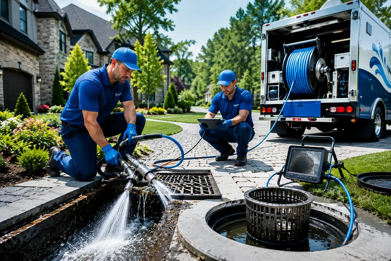 Local outdoor drain cleaning professionals in Topton, PA