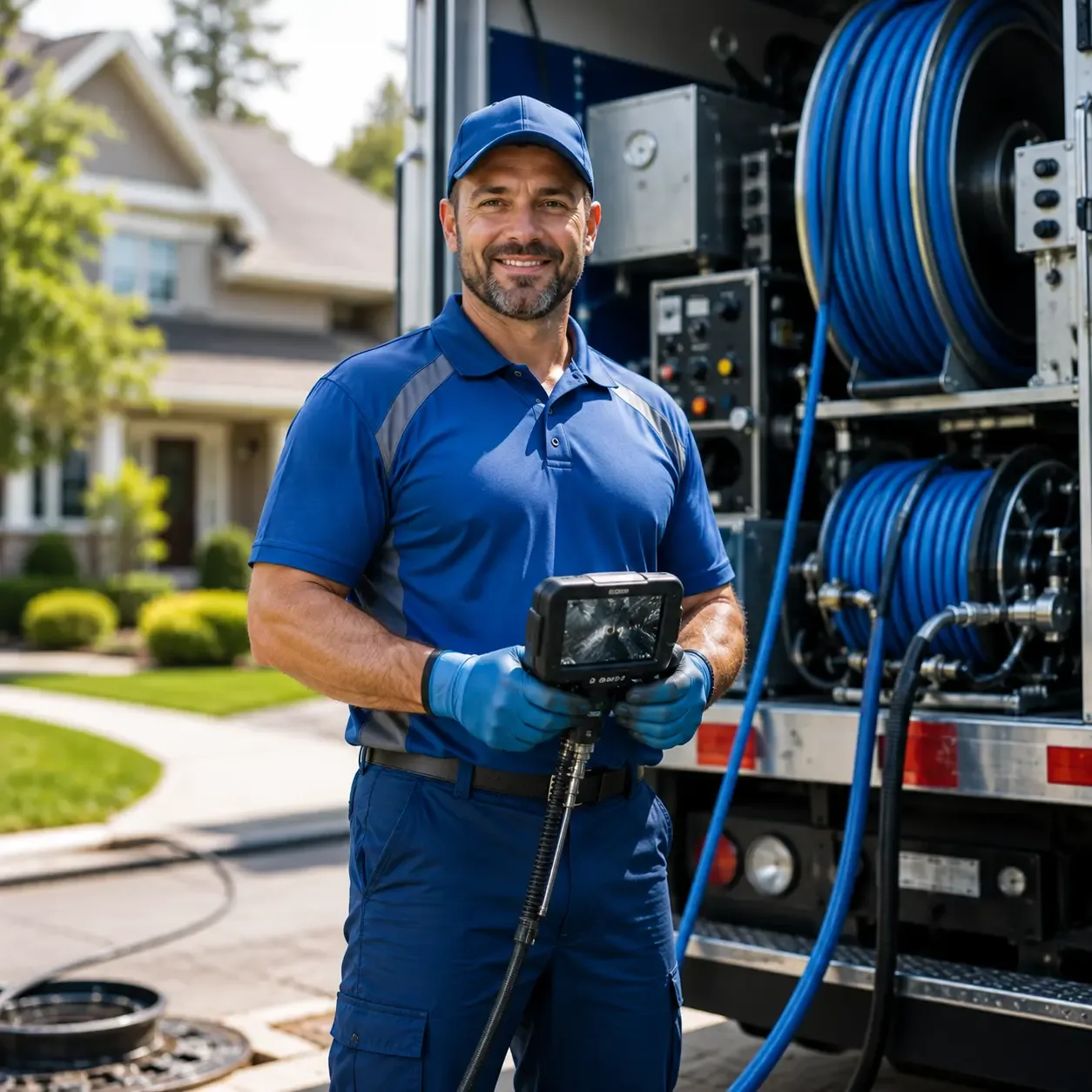 Local outdoor drain cleaning specialists in Topton, PA